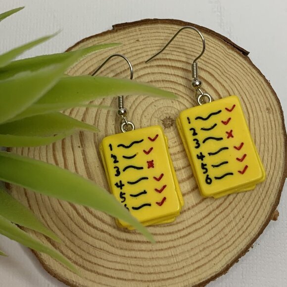 Teacher Earring, Educator Earring, Teacher Appreciation Gift, School Earring - Picture 5 of 6